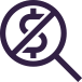 crossed out dollar sign