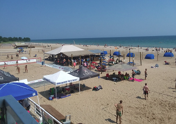 Bradford Beach in Milwaukee